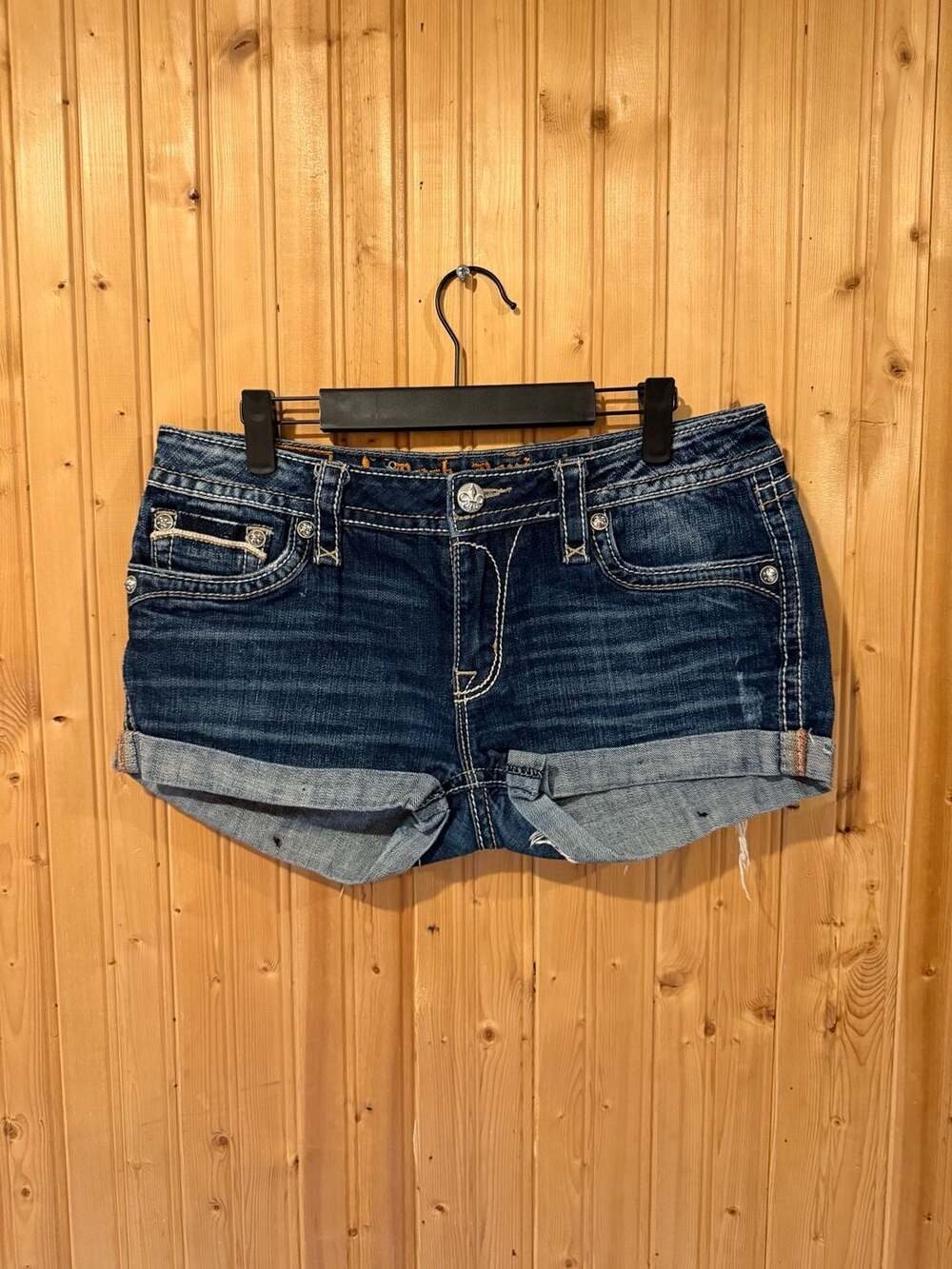 Rock Revival Anett M7 Women's Denim Bermuda Shorts Size 31